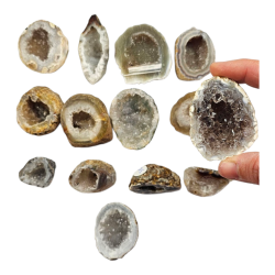 Demi Géode d'agate du Brésil
