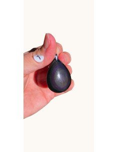 Pendentif en Obsidienne Œil Céleste – Pièce unique 2