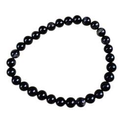 Tourmaline noire et quartz 6mm