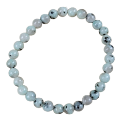 Bracelet Jaspe kiwi 6mm