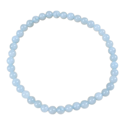 Bracelet Aigue marine 4mm