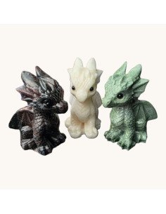 Dragon en Pierre Naturelle Sculptée – Pièce au choix