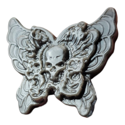 Papillon crâne Obsidienne...