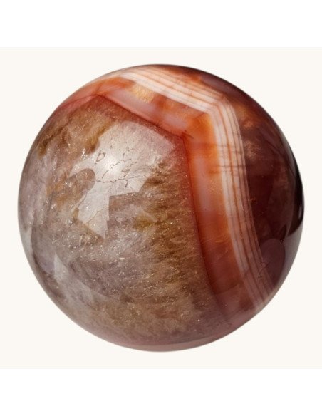 Sphère Cornaline