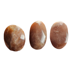 Galet pierre de soleil avec...