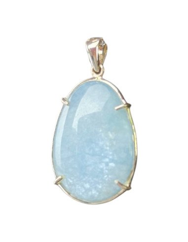 Pendentif Aigue-Marine Haute Qualité | Argent 925