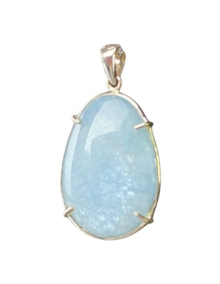 Pendentif Aigue-Marine Haute Qualité | Argent 925