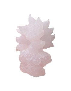 Kitsune en Calcite Rose