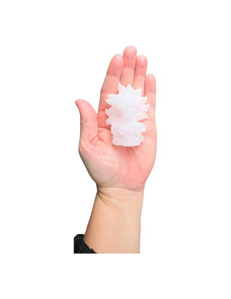 Kitsune en Calcite Rose