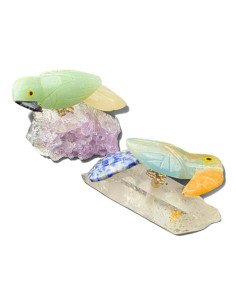 Oiseau en Pierres Naturelles – Sculpture décorative