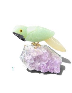 Oiseau en Pierres Naturelles – Sculpture décorative 2