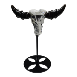 Crâne de vache Quartz et...