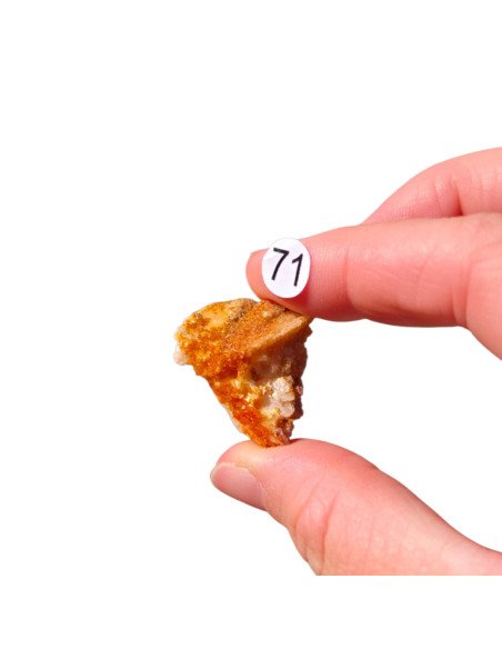 Vanadinite sur Baryte du Maroc – Spécimen Naturel