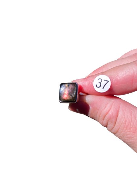 Bague Labradorite en Argent 925 réglable – Modèle au Choix