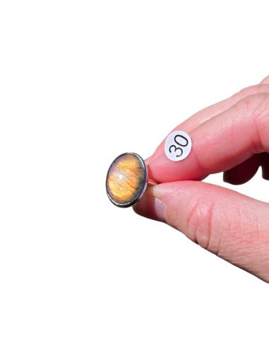 Bague Labradorite en Argent 925 réglable – Modèle au Choix