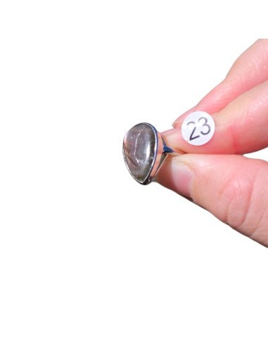 Bague Labradorite en Argent 925 réglable – Modèle au Choix