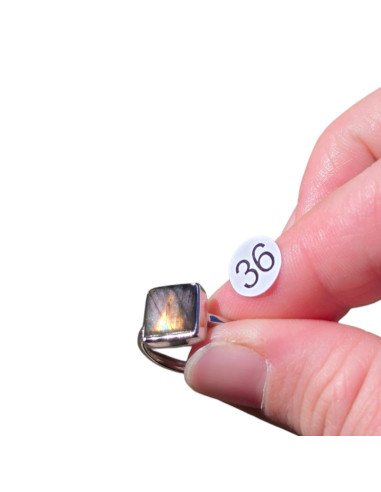 Bague Labradorite en Argent 925 réglable – Modèle au Choix