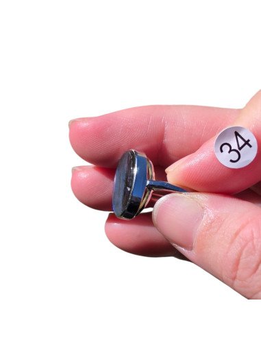 Bague Labradorite en Argent 925 réglable – Modèle au Choix