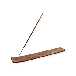 porte encens ying yang en bois