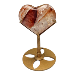 Coeur en Quatz hématoïde