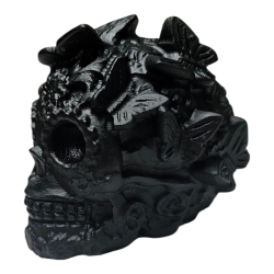 Crâne mexicain Obsidienne