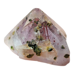 Améthyste Lodolite et Epidote