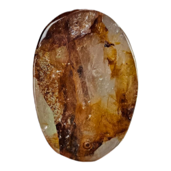 Galet Quartz hématoïde