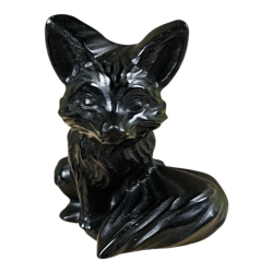 Renard Obsidienne noire